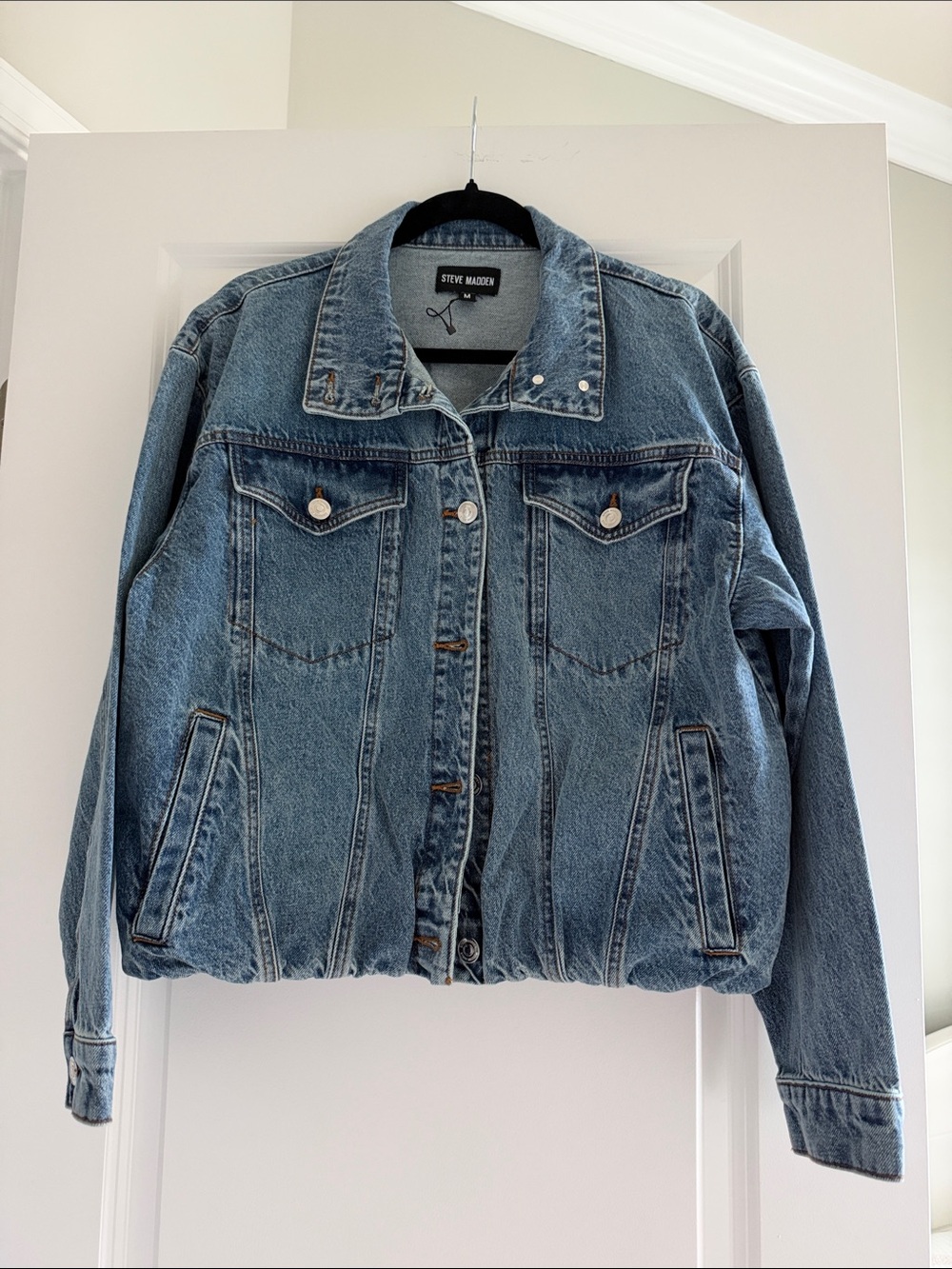 NWT Steve Madden Jean Jacket M